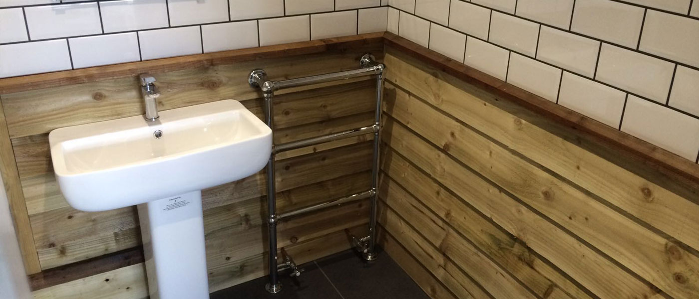 slide bathroom wood